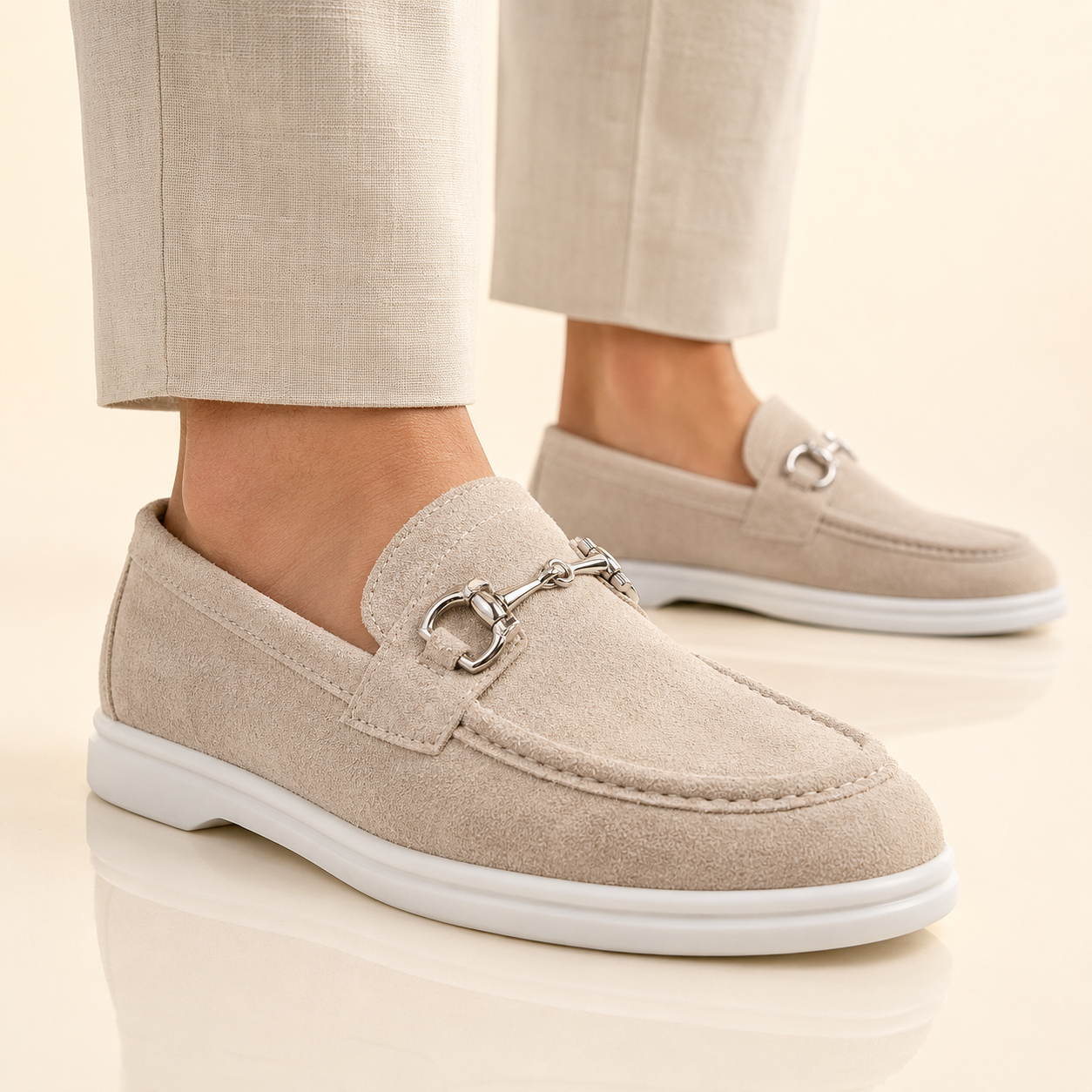 Mocassins Élégance Suédée